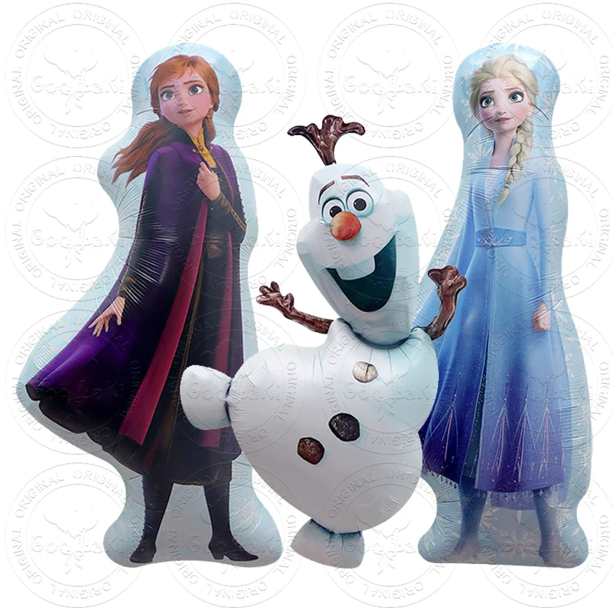Frozen Queen Theme Foil Balloon Set 32inch Blue Number Foil Balloon Elsa Anna Olaf Balloon Baby Shower Birthday Party Decoration
