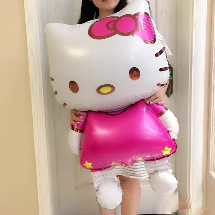 116x68cm Cute Hello Kitty Foil Balloons Set Kids Birthday Party Decorations Baby Shower DIY Supplies Girl Photo Props Gifts