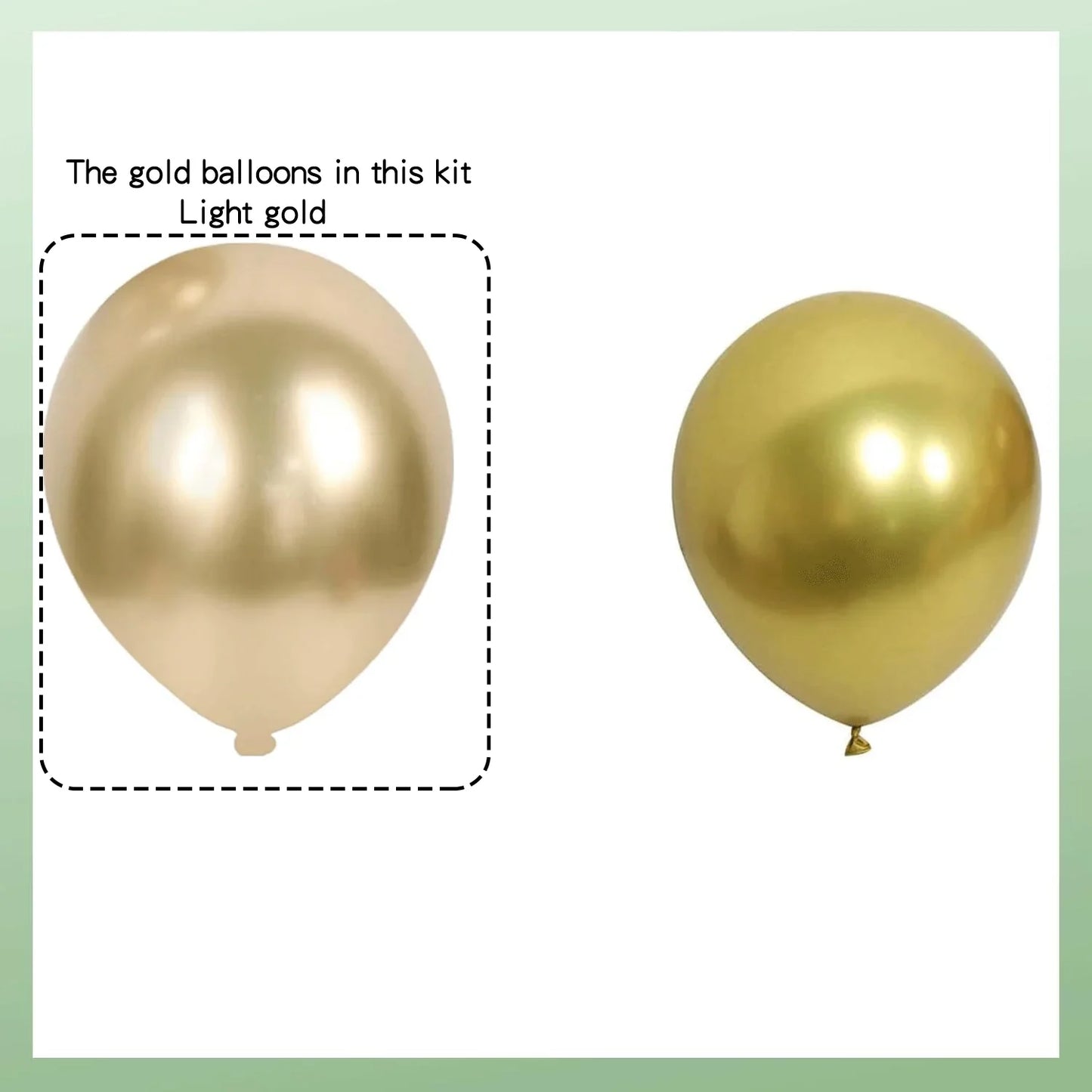 226PCS Sage Green & White Sand Balloon Arch Kit: Green, Beige, Gold Metallic & Confetti Balloons Garland for Birthday, Wedding,