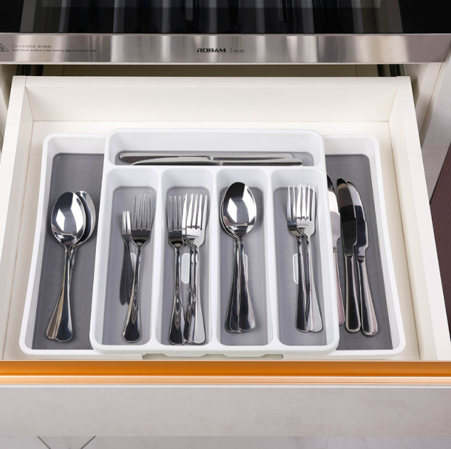 Premium Cutlery Organizer for Kitchen Cabinet (One Piece)