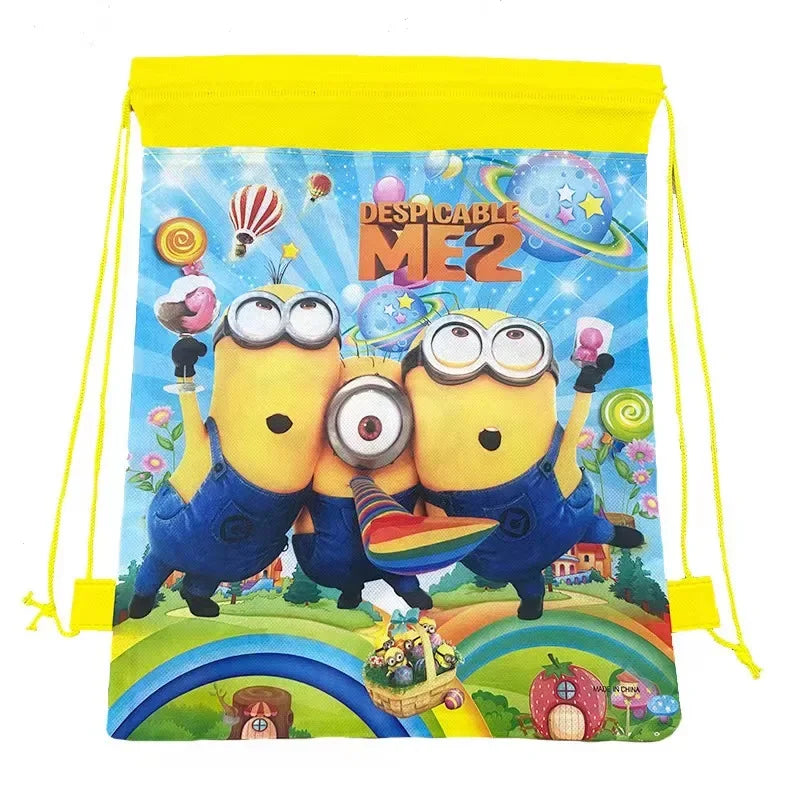 Hot Anime Yellow Birthday Party Baby Shower Balloon Set Disposable Tableware Decoration Supplies Cup Napkin Background Boy Likes
