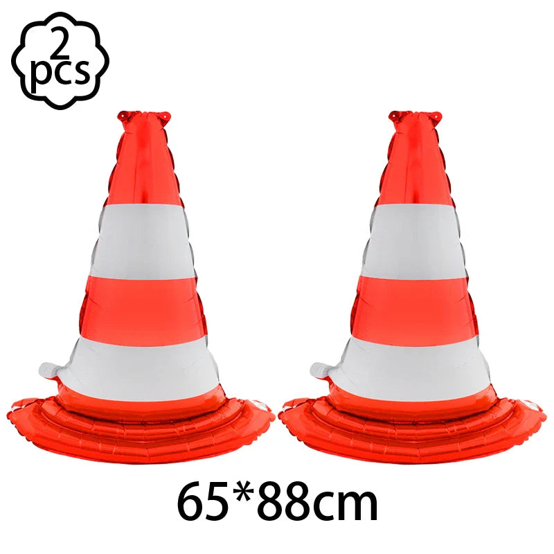 Construction Birthday Banner garland Construction Vehicles Truck Balloon Boys Birthday Party Decor Construction Party Decoration