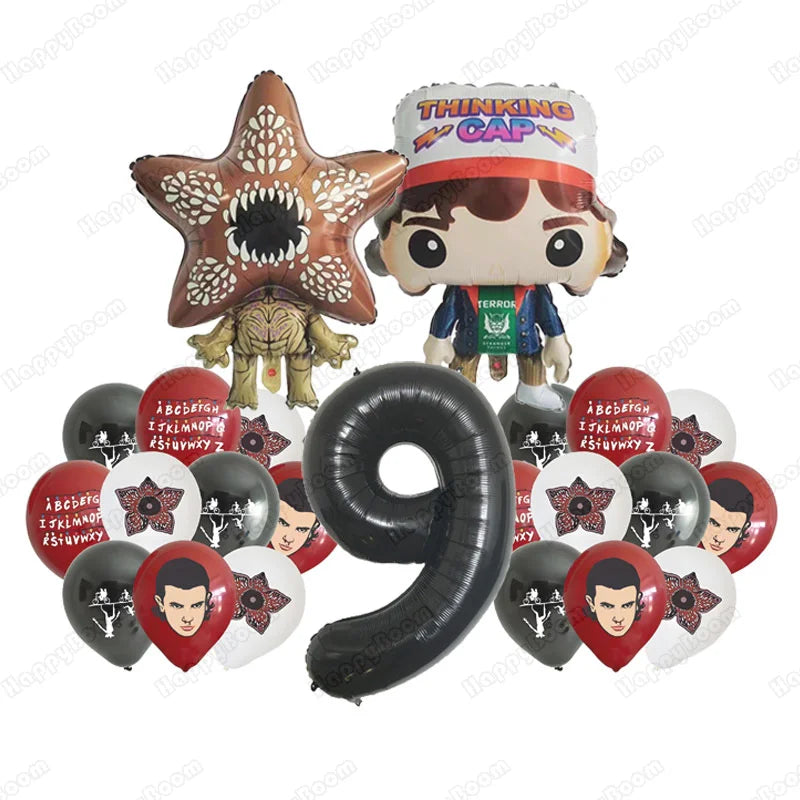 Cartoon Strange Story Foil Balloons Carnivorous Flower Festival Decoration Latex Birthday Party Balloon Christmas Supplies