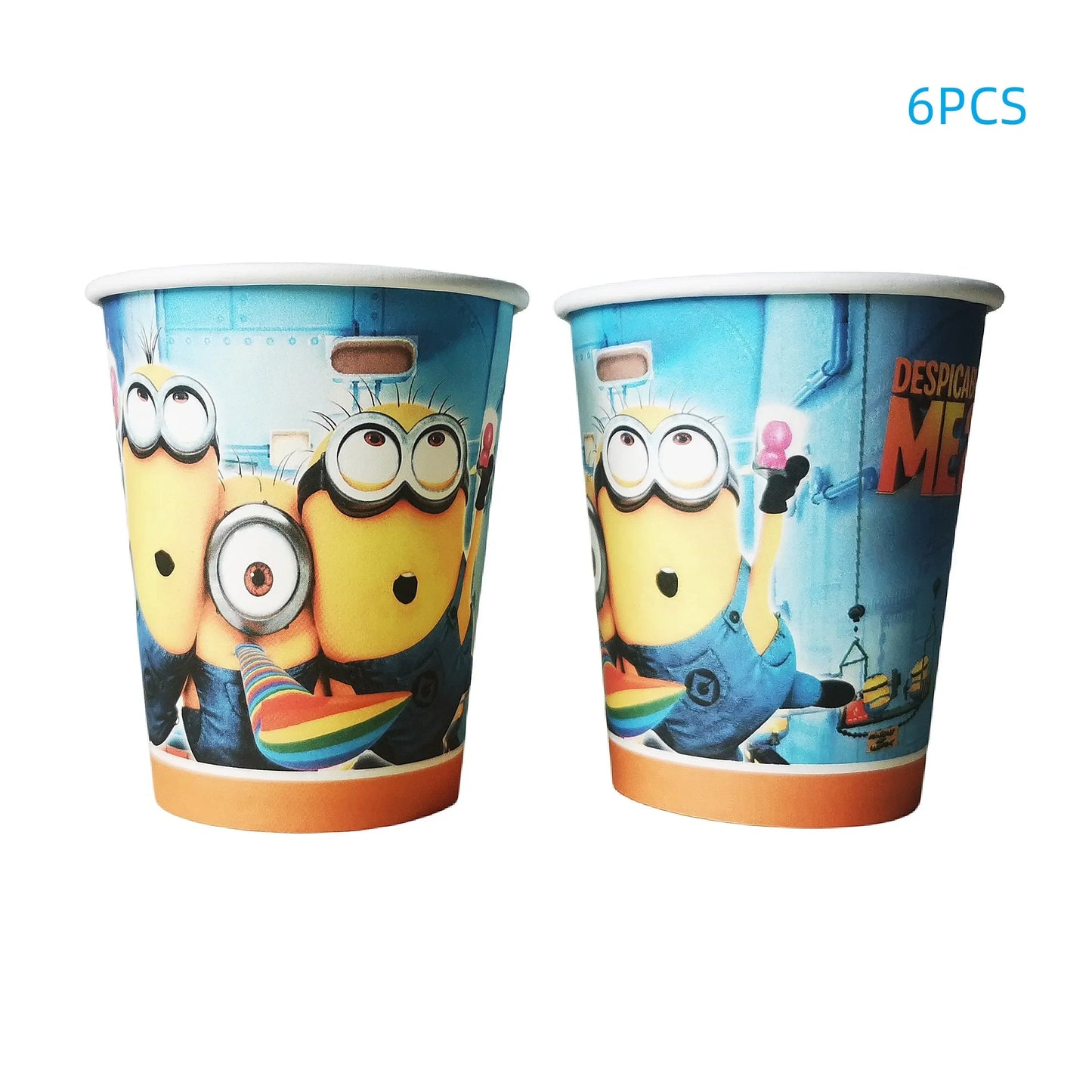 Hot Anime Yellow Birthday Party Baby Shower Balloon Set Disposable Tableware Decoration Supplies Cup Napkin Background Boy Likes