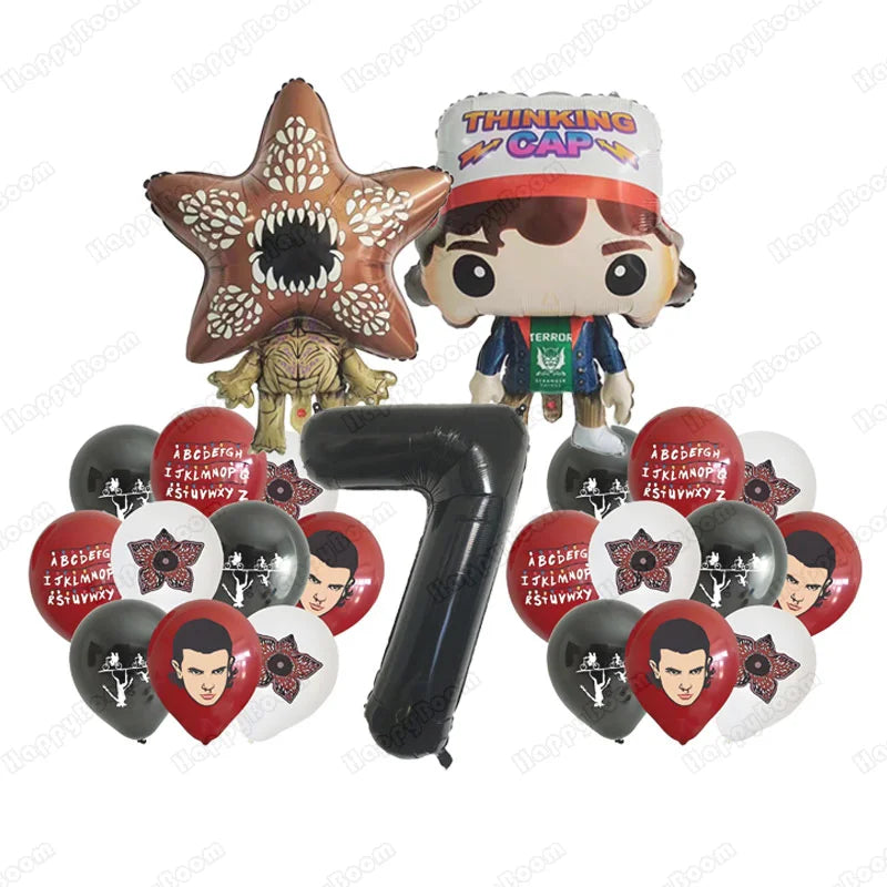 Cartoon Strange Story Foil Balloons Carnivorous Flower Festival Decoration Latex Birthday Party Balloon Christmas Supplies