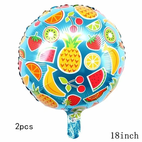 32Inch Donut globos Foil Balloon Fruit Ice Cream Helium Balloon