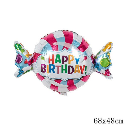 32Inch Donut globos Foil Balloon Fruit Ice Cream Helium Balloon