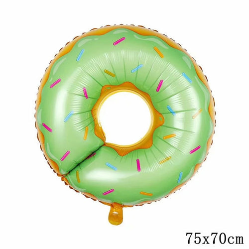 32Inch Donut globos Foil Balloon Fruit Ice Cream Helium Balloon