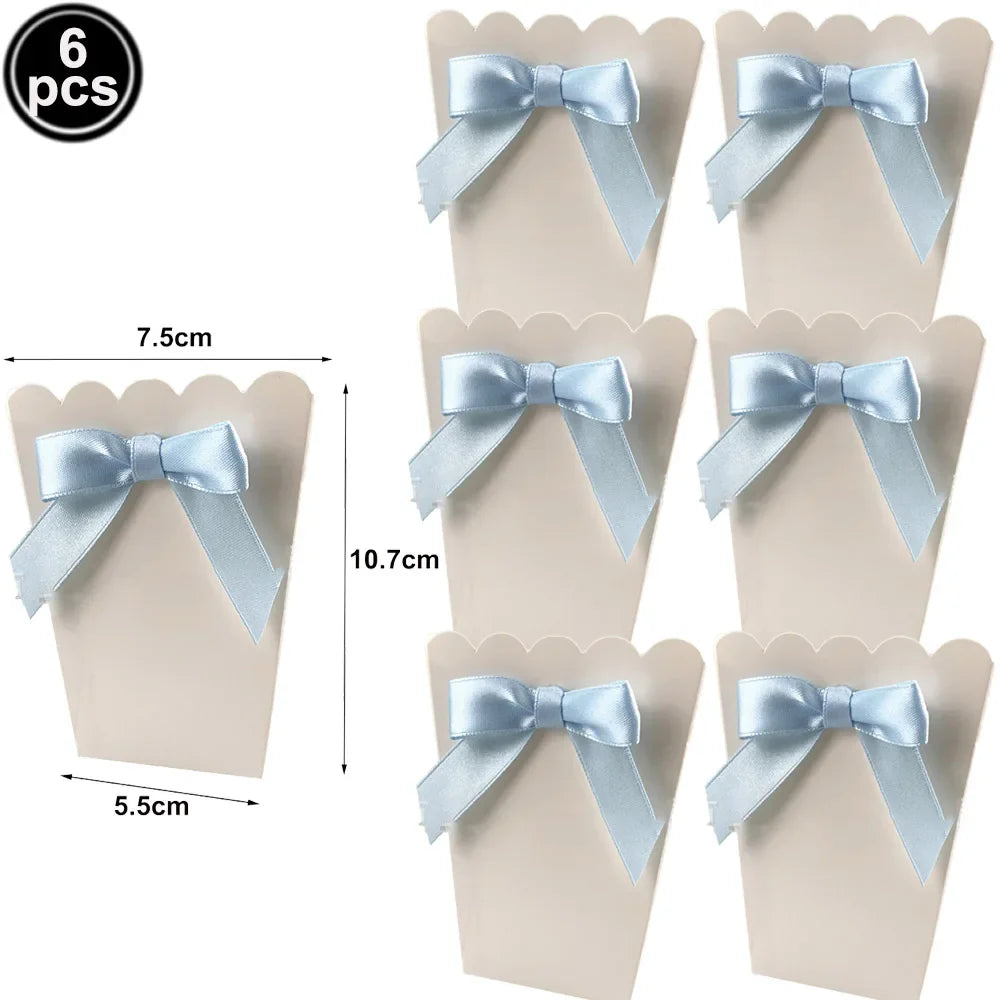 Blue Bow Birthday Party Decor Girl's Bow Birthday Decor Blue Bow Balloons Banner Garland Cake Toppers Bow Themed Party Decor