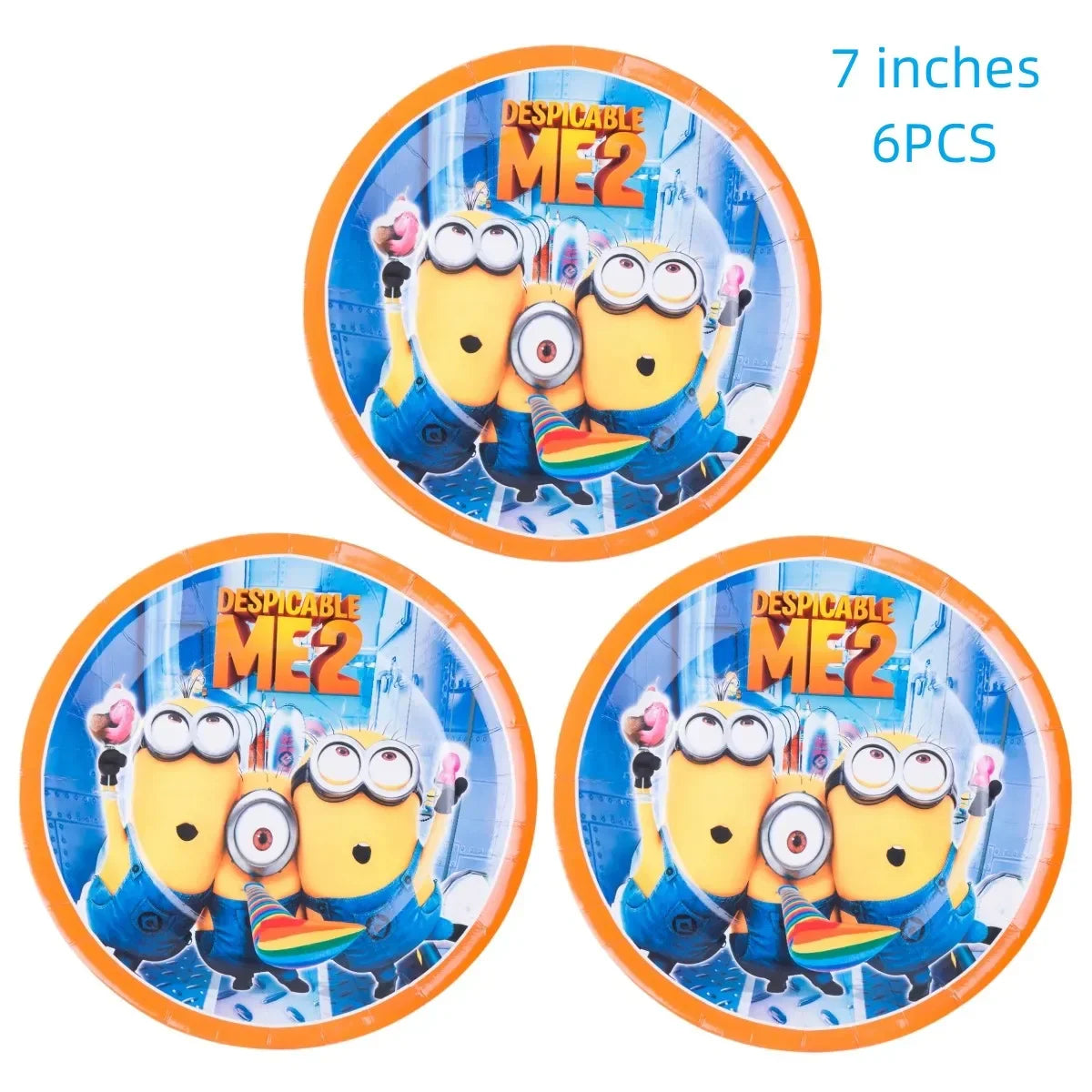 Hot Anime Yellow Birthday Party Baby Shower Balloon Set Disposable Tableware Decoration Supplies Cup Napkin Background Boy Likes