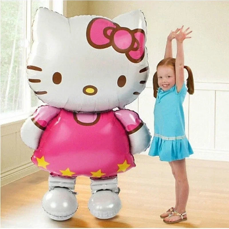 116x68cm Cute Hello Kitty Foil Balloons Set Kids Birthday Party Decorations Baby Shower DIY Supplies Girl Photo Props Gifts