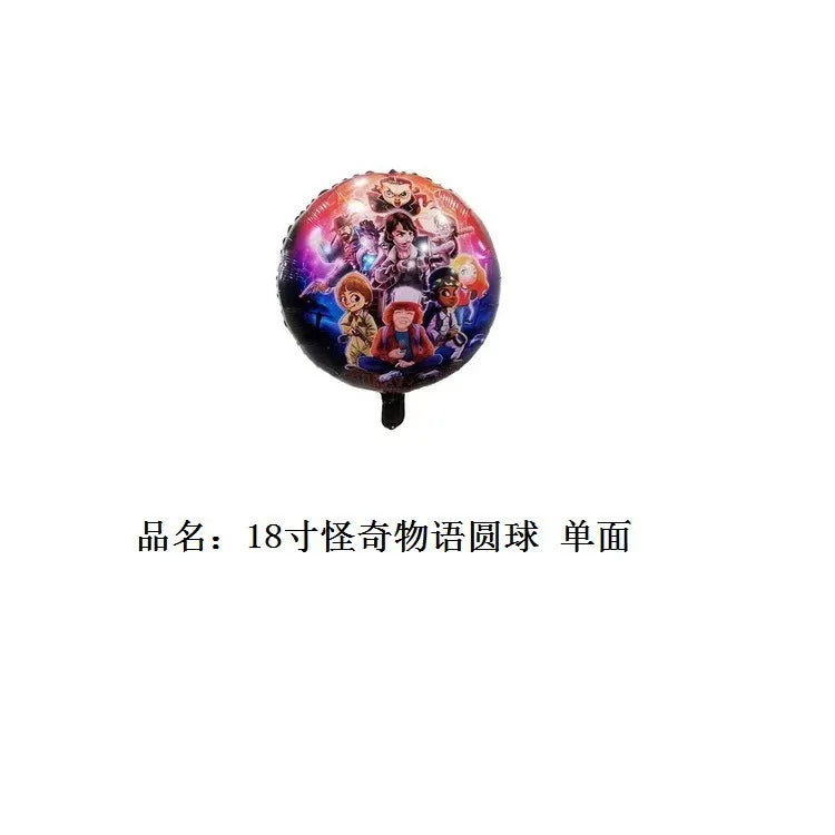 Cartoon Strange Story Foil Balloons Carnivorous Flower Festival Decoration Latex Birthday Party Balloon Set Baby Shower Gift Toy