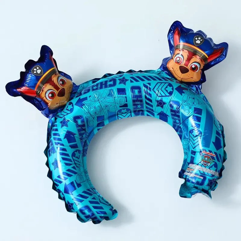 16Pcs Paw Patrol Ear Hair Accessories Balloon Baby Shower Children's Toys Birthday Party Decoration Gift Air Globos