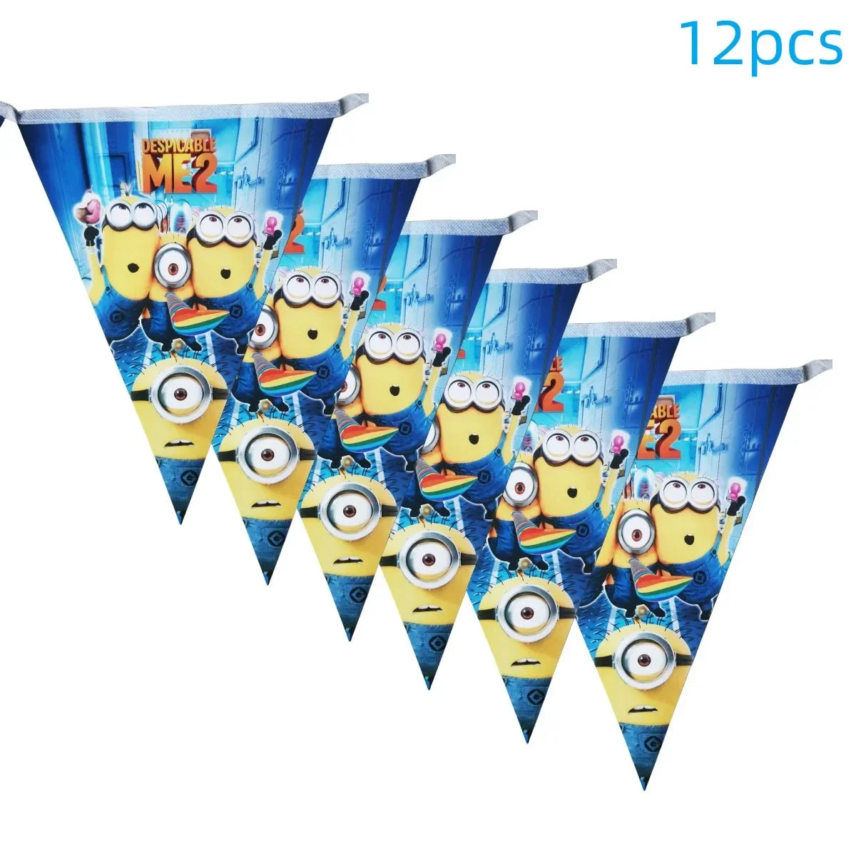 Hot Anime Yellow Birthday Party Baby Shower Balloon Set Disposable Tableware Decoration Supplies Cup Napkin Background Boy Likes