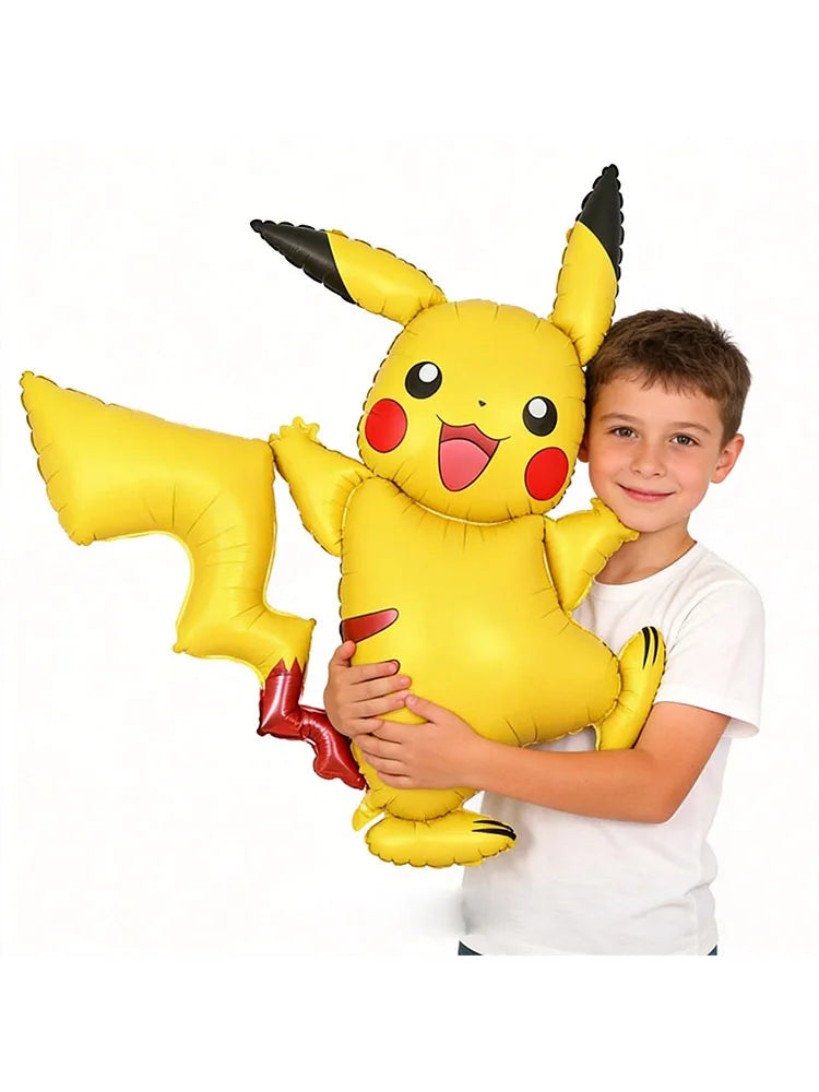 Pokemon Balloon Children Happy Birthday Party Decoration Pikachu Charmander Anime Figure Balloons Cute Cartoon Party Supplies