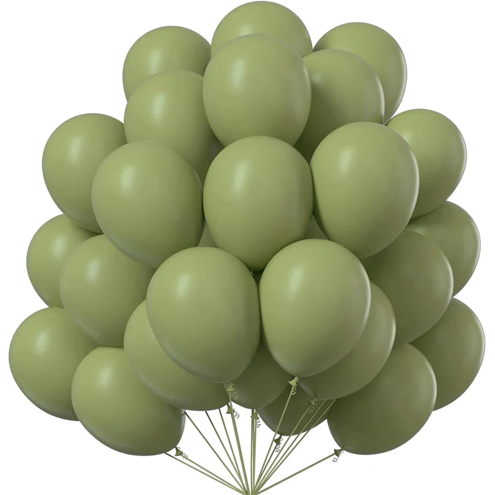 10/20/30pcs Yellow Balloons Pastel Lemon Mustard Yellow Ballon Birthday Party Helium Latex Globos Baby Shower Wedding Decoration