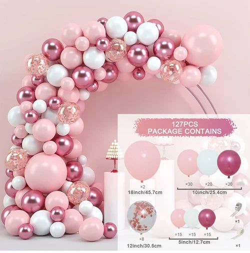 Balloon Garland Arch Kit Birthday Party Decoration Girl Birthday Foil
