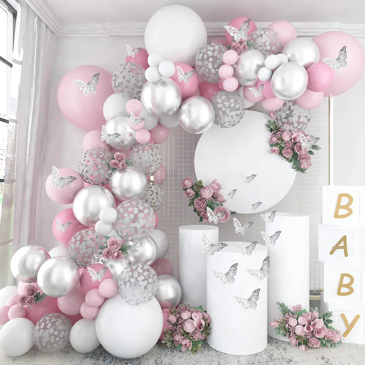 Balloon Garland Arch Kit Birthday Party Decoration Girl Birthday Foil
