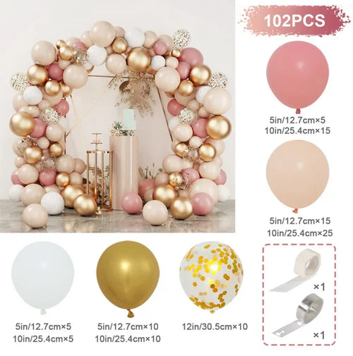 Balloon Garland Arch Kit Birthday Party Decoration Girl Birthday Foil