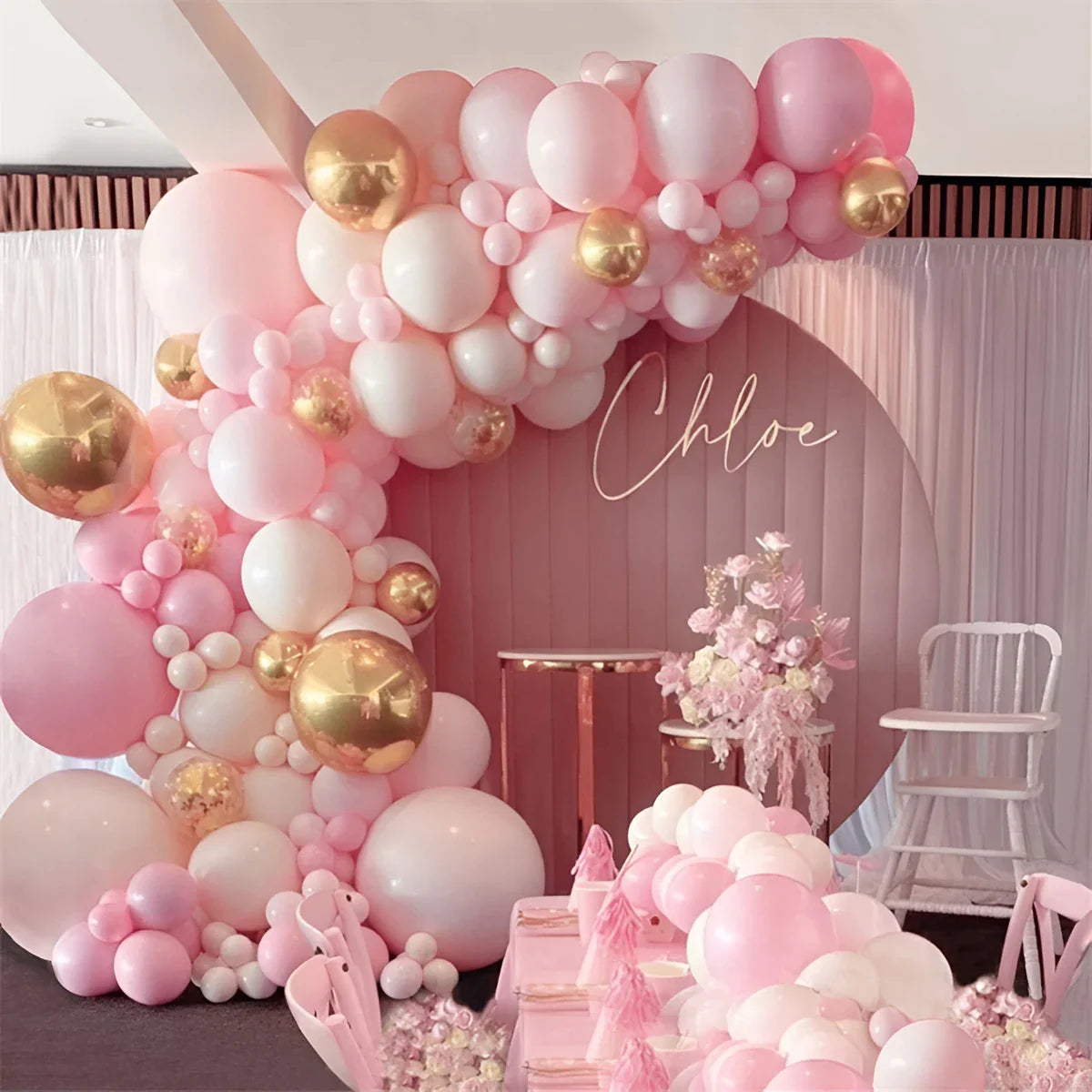 Balloon Garland Arch Kit Birthday Party Decoration Girl Birthday Foil