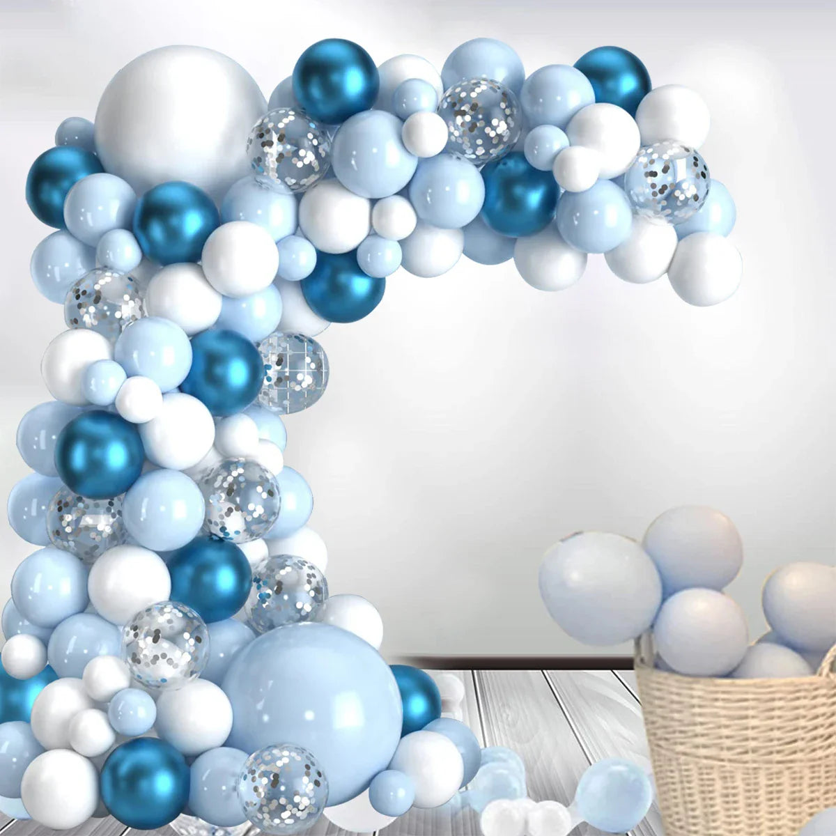 Blue Balloon Garland Arch Kit Wedding Birthday Party Decoration Kids