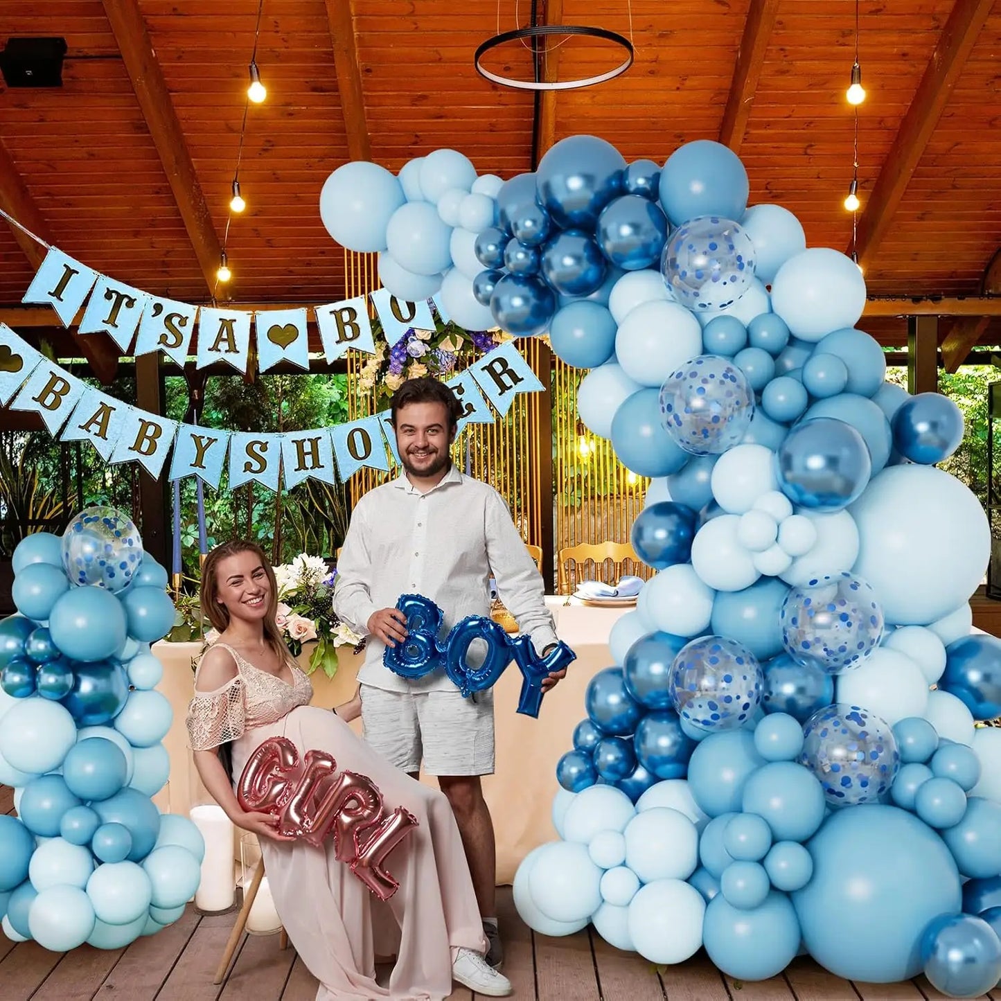 Blue Balloons Garland Arch Kit Birthday Party Decoration Kids Boy