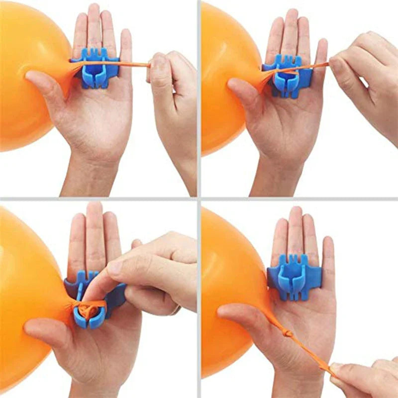 Balloon Tie Tool Balloon Easy Clamp Knot Tie Arch Garland Decor Strip