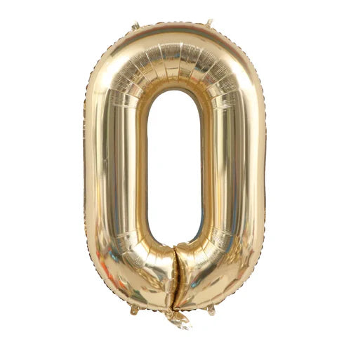 1PCS 40 inch large white gold light gold digital foil balloon for
