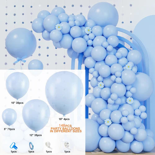 148Pcs Pastel Pink Balloons Baby Pink Balloon Garland Arch Kit Baby