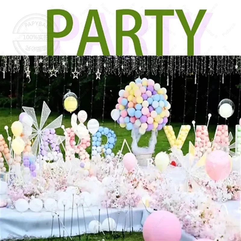 188pcs Pastel Macaron Balloon Garland Arch Kit Assorted Rainbow Colors