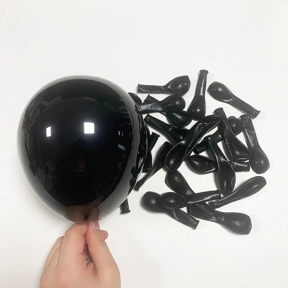 Red Balloon Garland Arch Kit Black Red Confetti Balloons Wedding
