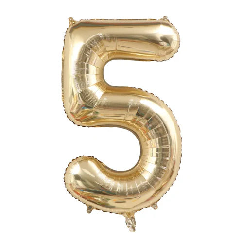 1PCS 40 inch large white gold light gold digital foil balloon for