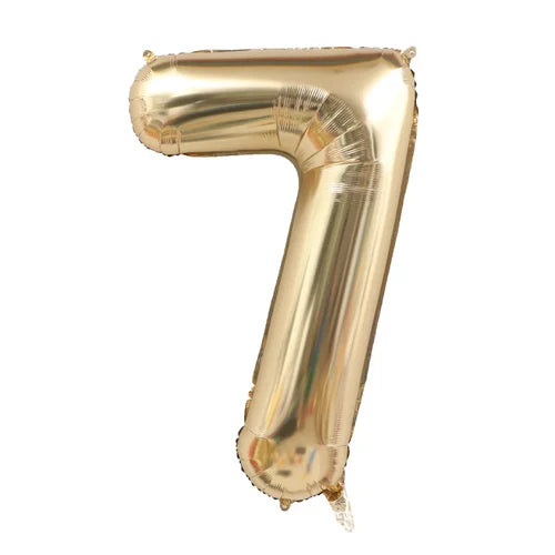 1PCS 40 inch large white gold light gold digital foil balloon for