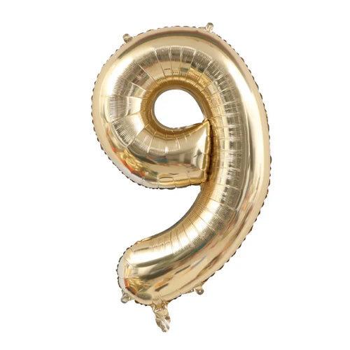 1PCS 40 inch large white gold light gold digital foil balloon for