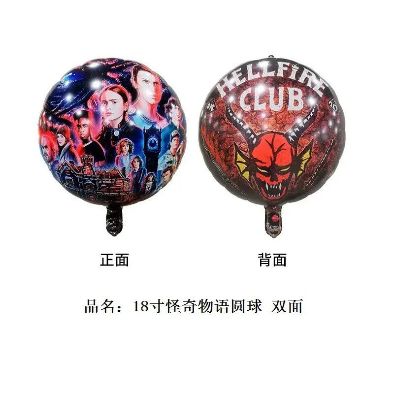 Cartoon Strange Story Foil Balloons Carnivorous Flower Festival Decoration Latex Birthday Party Balloon Set Baby Shower Gift Toy