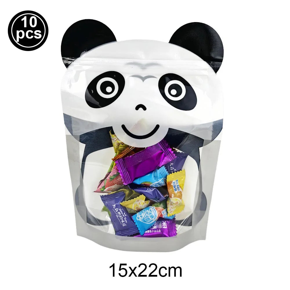 Cartoon Panda Animal Green 32inch Foil Number Balloon Set Children Birthday Party DIY Decoration Baby Shower Kids Animal Balloon