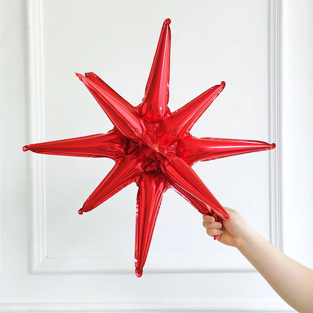 3/5/7pcs 22-inch Explosion Star Balloon Gold Pink Aluminum Foil Balloons Birthday Wedding Party Decorations Baby Shower Supplies