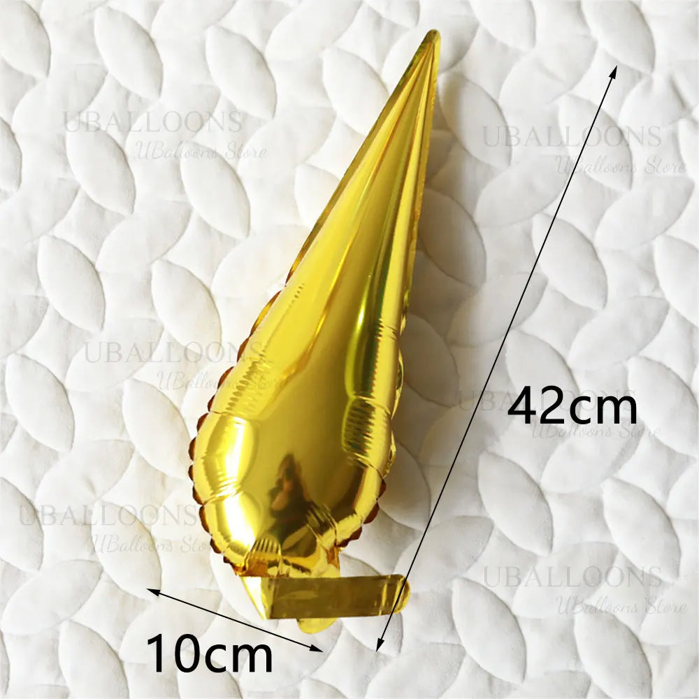 12 Point Metal Starburst Balloons Metallic Silver Gold Explosion Star Foil Balloons for Birthday Wedding Christmas Party Decor