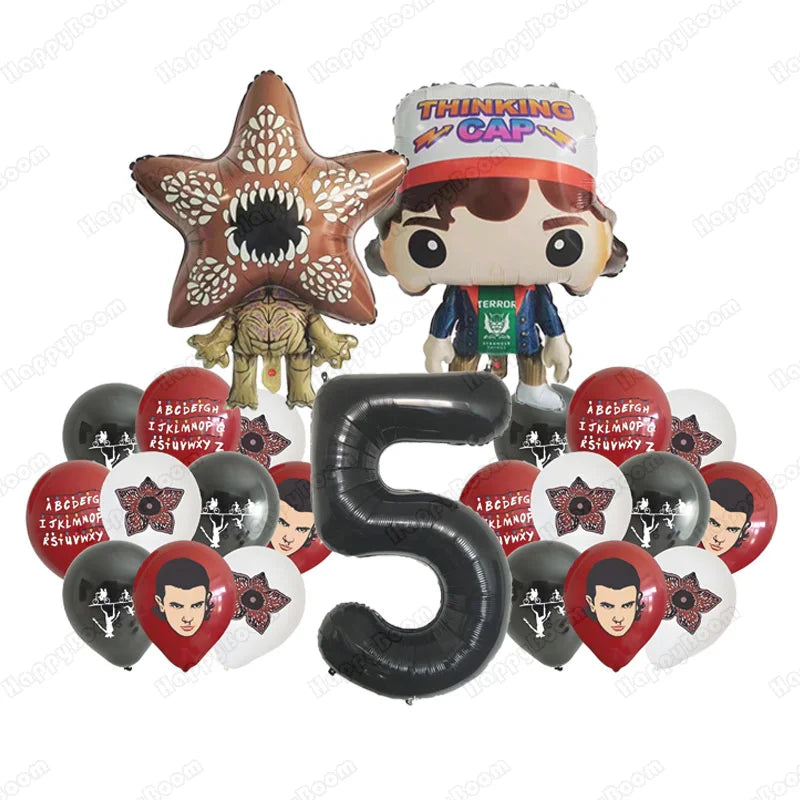 Cartoon Strange Story Foil Balloons Carnivorous Flower Festival Decoration Latex Birthday Party Balloon Christmas Supplies