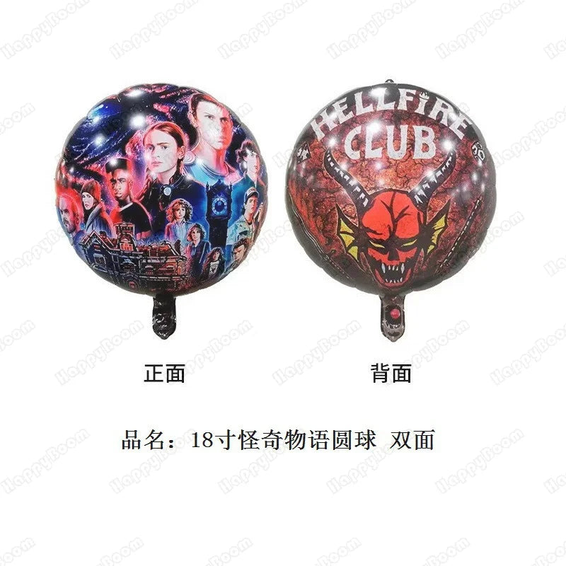 Cartoon Strange Story Foil Balloons Carnivorous Flower Festival Decoration Latex Birthday Party Balloon Set Baby Shower Gift Toy