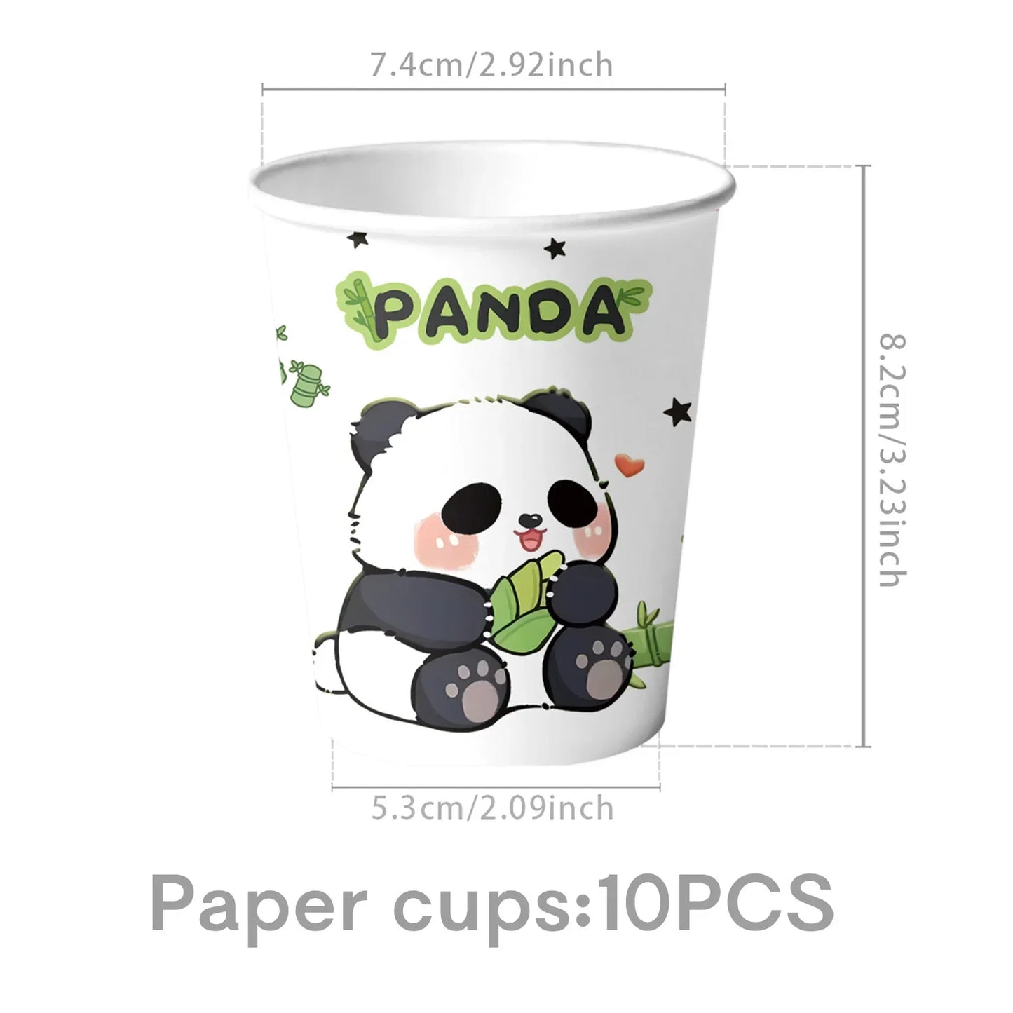Cartoon Panda Animal Green 32inch Foil Number Balloon Set Children Birthday Party DIY Decoration Baby Shower Kids Animal Balloon