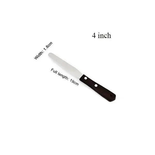 New Incredible 4/6/8/10 Inch Stainless Steel Cake Spatula Butter Cream Icing Frosting Knife Smoother Kitchen Pastry Cake Decoration Tools